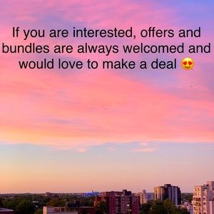 Offers Welcomed! ☀️